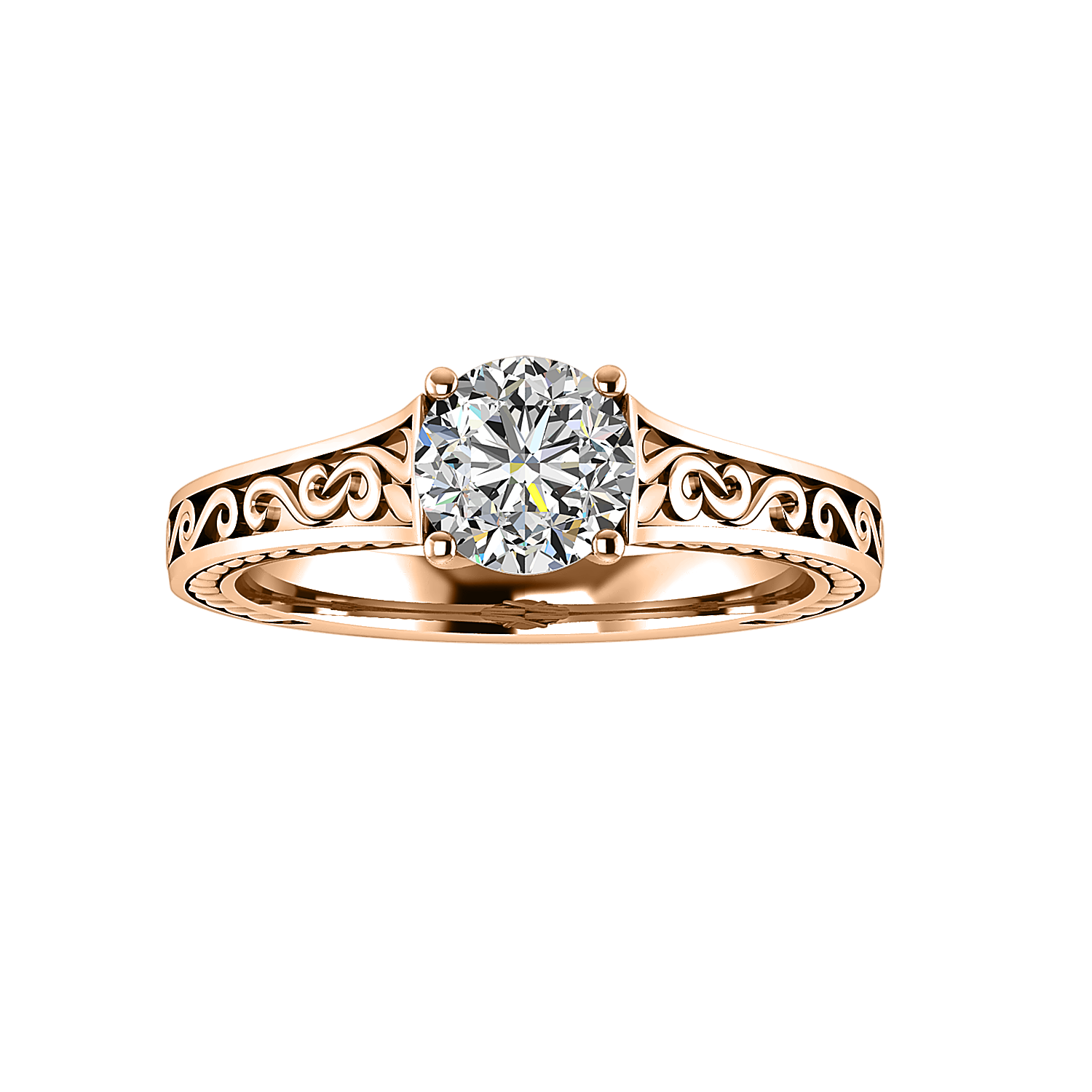 Emma 4 Prong Solitaire Engagement Ring